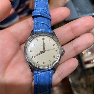 vintage gents omega hand wound wristwatch cal 420